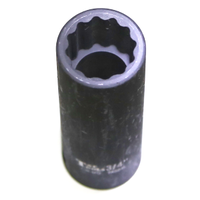 3/4" x 1/2" Drive Deep 12 Point Impact Socket T&E Tools 74324L