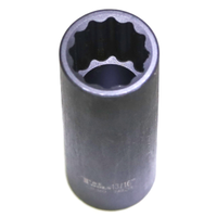 13/16" x 1/2" Drive Deep 12 Point Impact Socket T&E Tools 74326L
