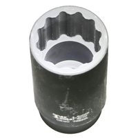 1.3/16" x 1/2" Drive Deep 12 Point Impact Socket T&E Tools 74338L