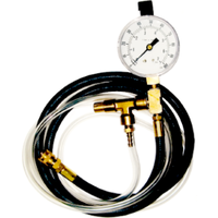 3.1/2" 100psi Gauge & 16" Hose Assembly T&E Tools 74441