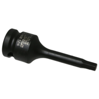 1/4" SAE In-Hex Impact Socket 1/2" Drive x 78mm Length T&E Tools 74608