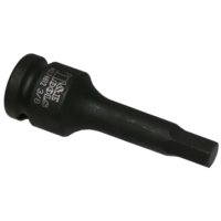 3/8" SAE In-Hex Impact Socket 1/2" Drive x 78mm Length T&E Tools 74612