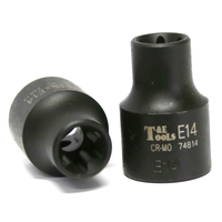 E14 1/2" Drive E-Series Torx-r Impact Sockets 38mm Long T&E Tools 74814