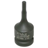 3/16" SAE In-Hex Impact Socket T&E Tools 74906