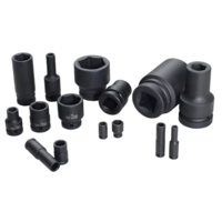 3/4" x 3/4" Drive Deep 6 Point Impact Socket T&E Tools 75024L