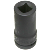 3/4" x 3/4" Drive SAE Deep Recess Square Socket T&E Tools 75124