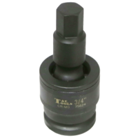 3/4" SAE In-Hex Universal Impact Sockets 3/4" Drive T&E Tools 75824