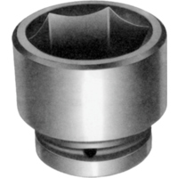 41mm x 2.1/2" Drive 6 Point Standard Impact Socket T&E Tools 78041