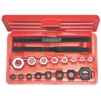 18 Piece UNF & UNC Rethreader Set T&E Tools 8021