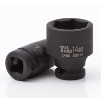 9mm x 1/4"Drive Standard 6 Point Impact Socket T&E Tools 82009
