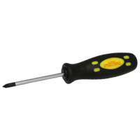 Pozidriv Round Shank Screwdriver (#1 x 75mm) T&E Tools 82221