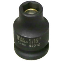 5/16" x 3/8" Drive Magnetic Impact SAE Socket T&E Tools 83310