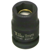 11mm x 3/8" Drive Magnetic Impact Metric Socket T&E Tools 83311M