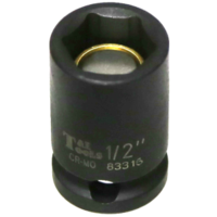 1/2" x 3/8" Drive Magnetic Impact SAE Socket T&E Tools 83316
