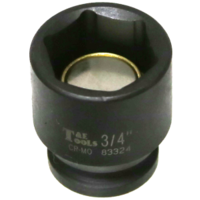 3/4" x 3/8" Drive Magnetic Impact SAE Socket T&E Tools 83324