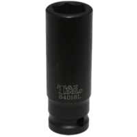 18mm x 1/2" Deep 6 Point Impact Socket T&E Tools 84018L