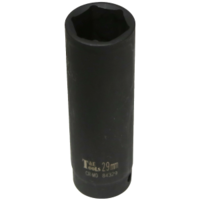 29mm x 1/2" Drive Extra Deep Impact Socket T&E Tools 84329