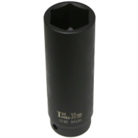 30mm x 1/2" Drive Extra Deep Impact Socket T&E Tools 84330