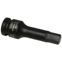 12mm Metric In-Hex Impact Socket 1/2" Drive x 78mm Length T&E Tools 84812