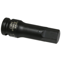 17mm Metric In-Hex Impact Socket 1/2" Drive x 78mm Length T&E Tools 84817