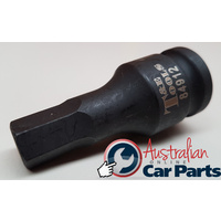 12mm Metric In-Hex Impact Socket T&E Tools 84912