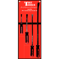 Pry Bar Set - 4 Piece Comfort-Grip Tang thru T&E Tools 8760