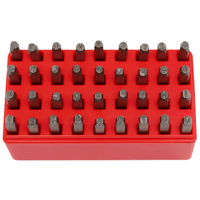 Number & Letter Punch 36Pc Set 5/32"(4mm) T&E Tools TE-8930A