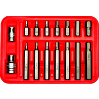 16 Piece SAE In-Hex Bits (5/16" Hex Short & Long) T&E Tools 91134