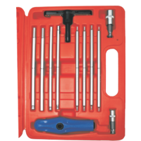 12 Piece SAE Ball-End In-Hex Bit Set (180mm Long) T&E Tools 91138