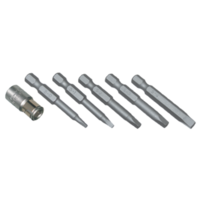 6 Piece Robinson Square Long Bit Set T&E Tools 91201