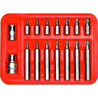 16 Piece Torx-Plus Insert Bit Set 5/16" Hex T&E Tools 91222