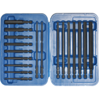 18 Piece Metric In-Hex Power Bit Set T&E Tools 91231