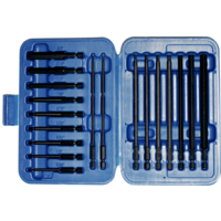 18 Piece SAE In-Hex Power Bit Set T&E Tools 91236