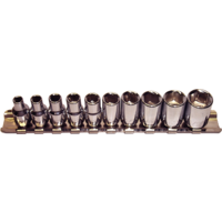 No.92210 - 10 Piece 1/4"Drive Sockets