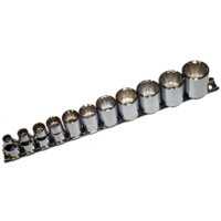 11 Piece 3/8" Drive SAE Sockets  (12 Point) T&E Tools 93311