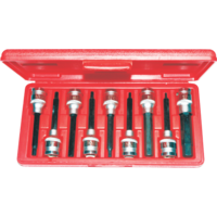 9 Piece SAE In-Hex 1/2" Drive Socket Set (Long Series) T&E Tools 94108