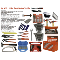 182Pc. Panel Beaters Tool Set T&E Tools 9432