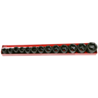 14 Piece 1/2"Dr. 6Point SAE Impact Sockets 38L 3/8"-1.1/4" W/o 1.3/16" T&E Tools 97414A