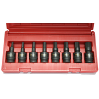 8 Piece SAE In-Hex Impact Universal Sockets T&E Tools 97448