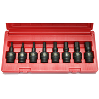 8 Piece Metric In-Hex Impact Universal Socket T&E Tools 97449