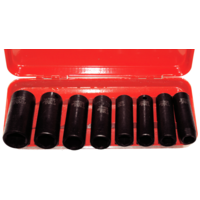 8 Piece 3/8" Drive Metric Deep Impact Sockets T&E Tools 98308L