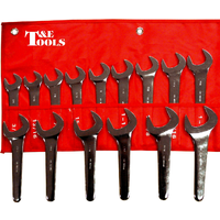 15 Piece SAE Open End Service Wrench Set  T&E Tools 99215