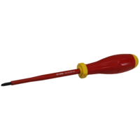 VDE Electrical Insulated Slotted Screwdriver (5.5 x 125mm) T&E Tools A75100-I