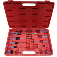  Acetate Mechanic's Screwdriver 10 Piece Set T&E Tools A78010