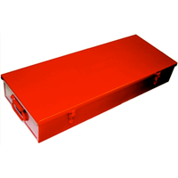 Red Metal Case 1" Drive Socket Tin T&E Tools C1122