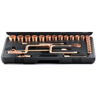 28Pc. 1/2"Drive Socket Set 10-32mm (Copper Beryllium) T&E Tools CB101I