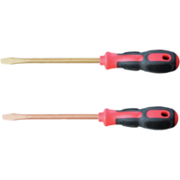 300x10mm Slotted R/Shank Screwdriver (Copper Beryllium) T&E Tools CB260-1032