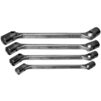 5 Piece SAE Flex Box Wrench Set T&E Tools F7777