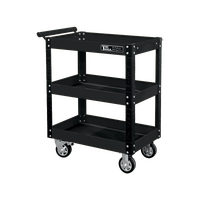 TE- GF30BK - 30" Heavy-Duty 3 Level Utility Cart