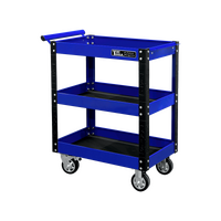 TE- GF30BU - 30" Heavy-Duty 3 Level Utility Cart